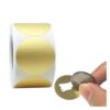 2 Rolls 2.5cm Round Gold Silver Scratch Off Stickers for Cards Gifts