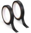 2 Rolls Black Washi Tape, Self‑Adhesive Washi Tape Black 0.59" × 22 Yards