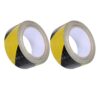 2 Rolls Black Yellow Striped Bulletin Board Border Roll 2 Pe