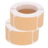 2 Rolls Kraft Paper Blank Label Stickers, Removable Sticky Tabs