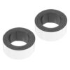 2 Rolls Magnetic Dry Erase Two Roll White Rubber Pet Label Tape
