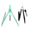 2 Set Metal Geometry Compass Set for Students and School Drafting