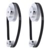 2 Sets Gt2 Timing Belt Pulley Kit 20 and 60 Tooth 5mm Bore Aluminum