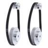 2 Sets Gt2 Timing Pulley Kit 1: 3 Ratio Aluminum 20 and 60 Tooth