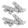 2 Sets Stainless Steel Sliding Door Pulley Wheel Replacement