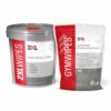 2XL GymWipes Antibacterial Fast 4 Roll with Super Seal Bucket, 700 Disinfecting Wipes for Fitness Equipment and Hard Non-Porous Surfaces