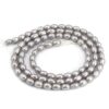 3-4mm Olivary Rice Gray Freshwater Pearl Gemstone Beads Strand 15"