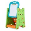 3-in-1 Kids Art Easel Whiteboard Chalkboard with Book Rack