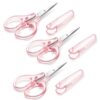 3-Pack Small Craft Scissors, TSA Compliant Travel Mini Scissors