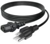 3-Prong AC Power Cord for MUNBYN IMC40 WH-US 2-Pocket Money Counter Machine
