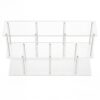 3-Tier Acrylic Bookcase 11.8''D X 47.2''W X 24.6''H Clear
