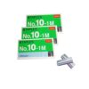 3000pcs No.10 Staples, for Max HD-10D,Bostitch Mini,Old TOT,and Other Mini Stapler Using No.10 Staples(Smaller Than Standard Staple,Size: W 0.37" x H 0.19" x L 0.98").Silver