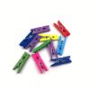 300 PCS Colored Push Pins with Wooden Clips