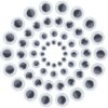 300pcs Glowing in Dark Self Adhesive Googly Wiggle Eyes for Crafts