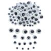 300pcs Glowing in Dark Self Adhesive Wiggle Eyes 15mm 20mm 25mm