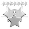 300Pcs Gold Star Brads Metal Paper Fasteners DIY Crafts
