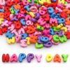 300+Pcs Large Letter Beads 25mm Big Colorful Alphabet for Jewelry Making