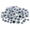 300pcs Light Green Self Adhesive Googly Eyes 10/15/20/25mm Wiggle