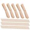 300pcs Mini Message Scrolls Kraft Paper Rolls Vintage Brown