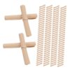 300pcs Mini Wish Paper Scrolls Kraft Brown Vintage