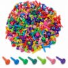 300pcs Multicolor Split Pins Metal Round Paper Fasteners for Crafts