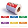 300 PCS Name Tags Sticker Roll, Hello My Name is Stickers Badge Labels