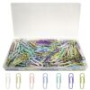 300 Pcs Paper Clips Medium Size PaperClips Assorted Colored for Clips Office Supplies Paperwork Office School and Personal Use