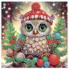 300 Piece Jigsaw Puzzle, Winter Christmas Owl Scene Art