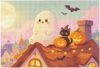 300 Piece Puzzle Halloween Pumpkin Black Cat Ghost Wall Art Home Decor