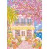 300 Pieces Jigsaw Puzzle for Adults, Spring Four Seasons Landscape Puzzle, Fresh Blooming Seasonal Natural Scenery, Vibrant Floral Details for Home Decor and Family Leisure