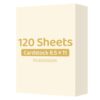 300 Sheets 8.5''x11'' Cardstock，75lb/200gsm Heavyweight Cream Card Stock