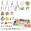304PCS Premium Beaded Keychain Making Kit with Sports Balls & Metallic Bows, Preppy Y2K Bag Charm & Phone Lanyard Supplies, Team Spirit Craft Kit with Jumbo Letters for Girls, Teens & Sports Moms