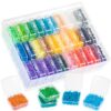 30 Colors Fuse Beads Kit - 8000 Pcs 5mm Fuse Beads, Packed Separately in Each Box, Melty Beads Craft Kit Christmas Home School Arts and Crafts Supplies for Girls-Individually Wrapped