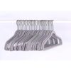 30 Pack White Non Slip Velvet Flocked Clothes Hangers, Space Saving Heavy Duty Garment Organizer for Shirts Dresses Sweaters Suits Closet Storage (Gray)