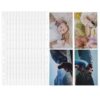30 Pcs A4 Four Pocket Card Sleeve Binder Pages Double Sided