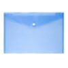 30pcs A4 Plastic Filing Envelopes with Snap Button, Document Wallets Organizer for Home Office School Stationery(Blue)