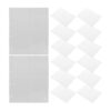 30pcs Binder Pages for Cards and Documents, Pp 4 Hole 4 Grid