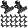 30pcs Black Metal Push Pin Thumb Tacks Photo Clips for Boards