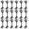 30pcs Black Polyester Embroidery Thread for Sewing and Art Projects