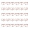 30Pcs Book Shape Paper Clip Small Paperclips Metal File Clamp Book Marker Clips for Document Photo Card Organization Shaped Paper Clips