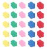30pcs Cute Cat Paw Pencil Clip Soft Rubber Reward Decoration