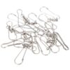 30pcs Double Swivel Hook Stainless Steel Rotating Hanger