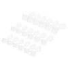 30pcs Empty Paint Pot Plastic Mini Container Strip with Lids