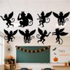 30 Pcs Flying Monkey Hanging Decorations, Wizard Party Monkey Cutouts