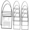 30 Pcs Hanging Ticket Book Holder Dry Erase Pocket Sleeves