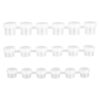 30pcs Plastic Empty Paint Pots Set with 6 Compartments for DIY Mixing