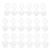 30pcs Plastic Empty Paint Pots with Lid, Mini Storage Case
