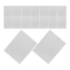 30pcs Pp Card Binder Refill Pages, 4 Holes 4 Grids for Documents