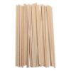 30pcs Square Wooden Sticks for DIY Handcraft Projects, Khaki Wood