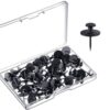 30Pieces Metal Push Pins I-Shape Map Pins Thumb Tacks Pushpins